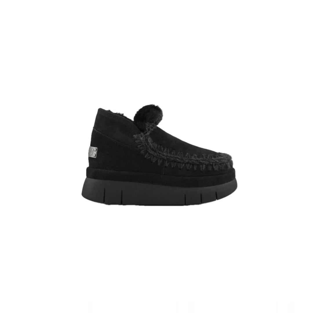 Bounce welt sneaker suede BLACK