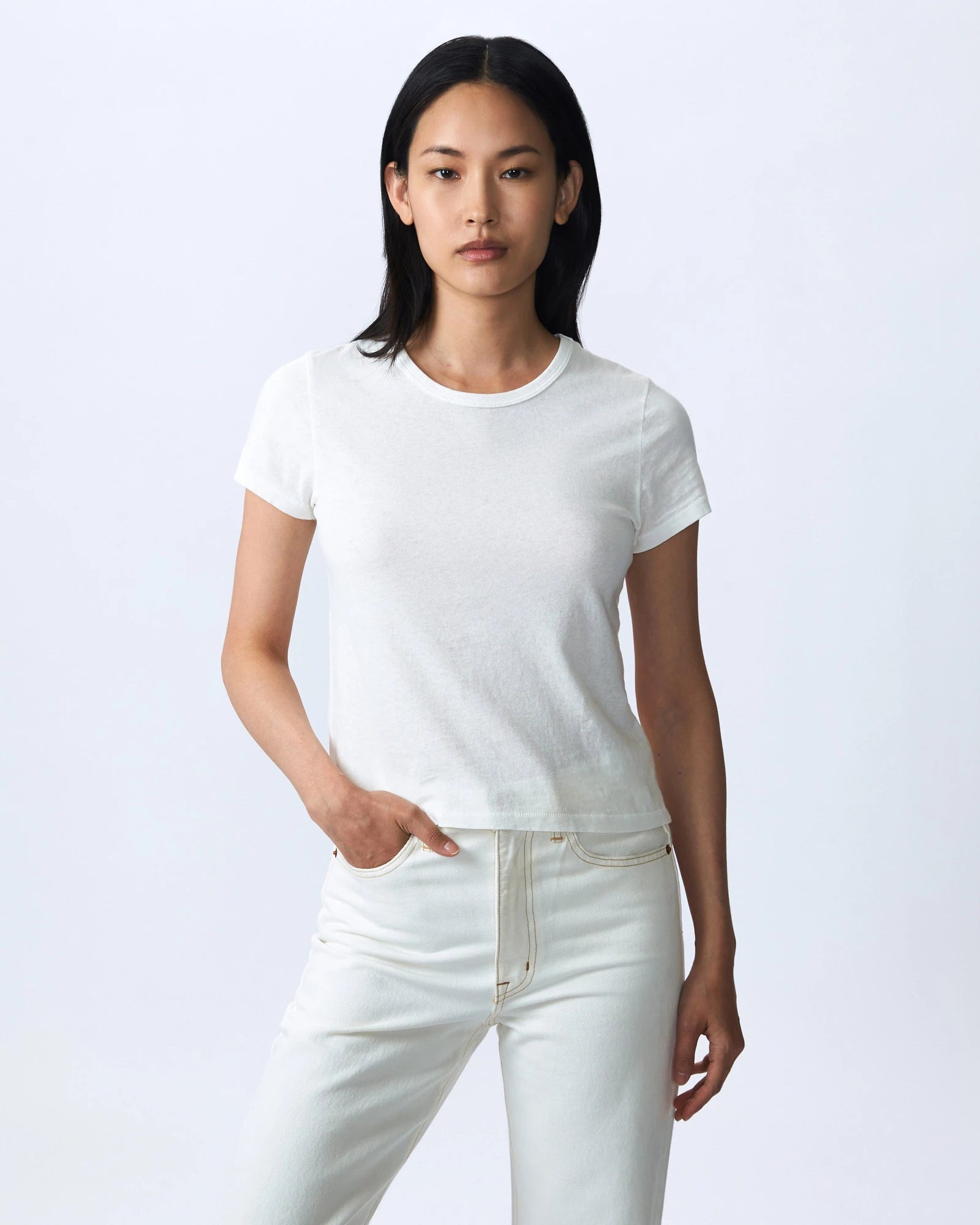 Baby tee NATURAL WHITE