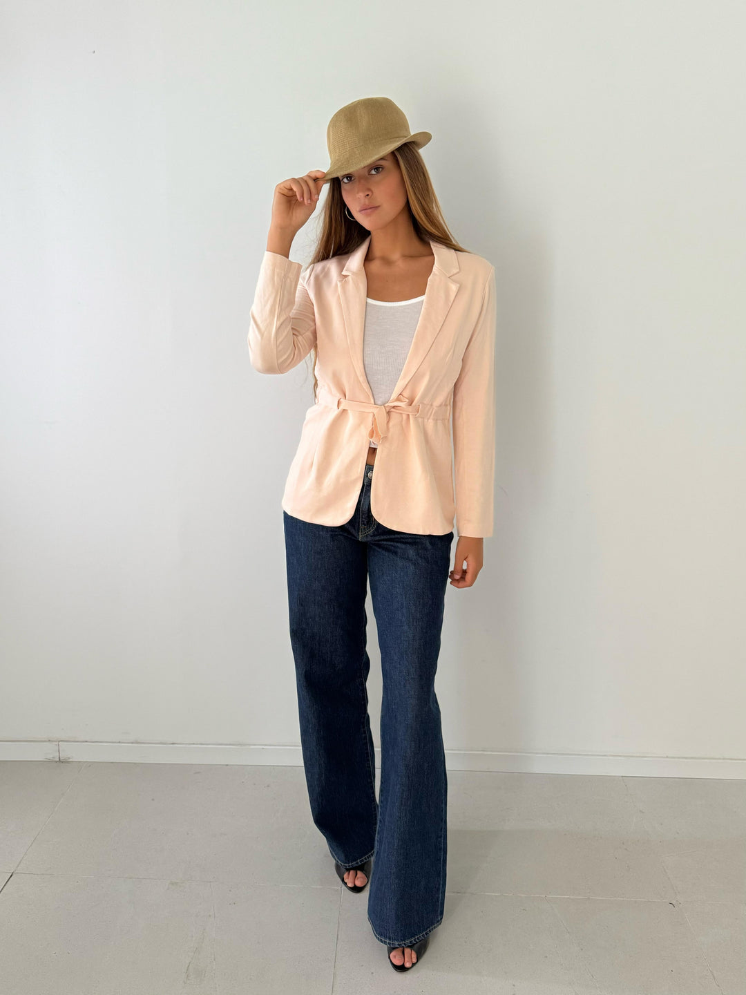 Belted jacket PETAL