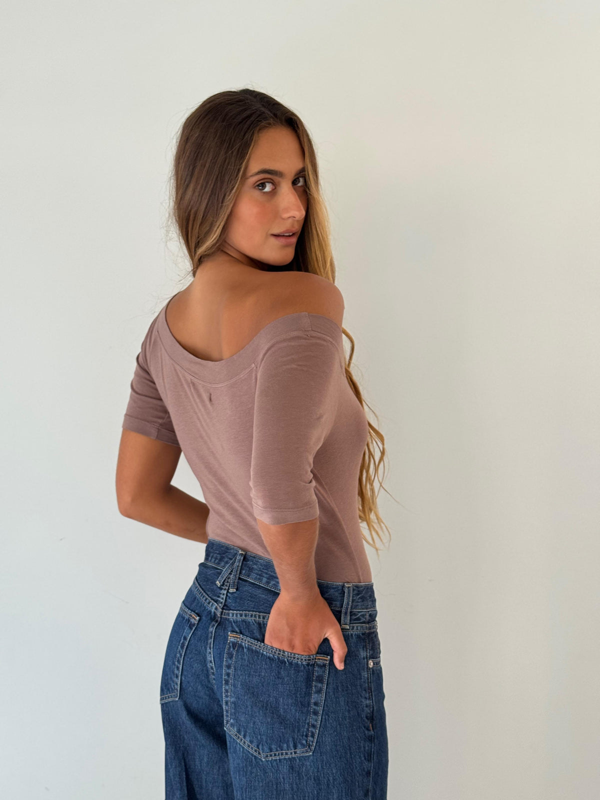 Lucille elbow sleeve CAPPUCCINO