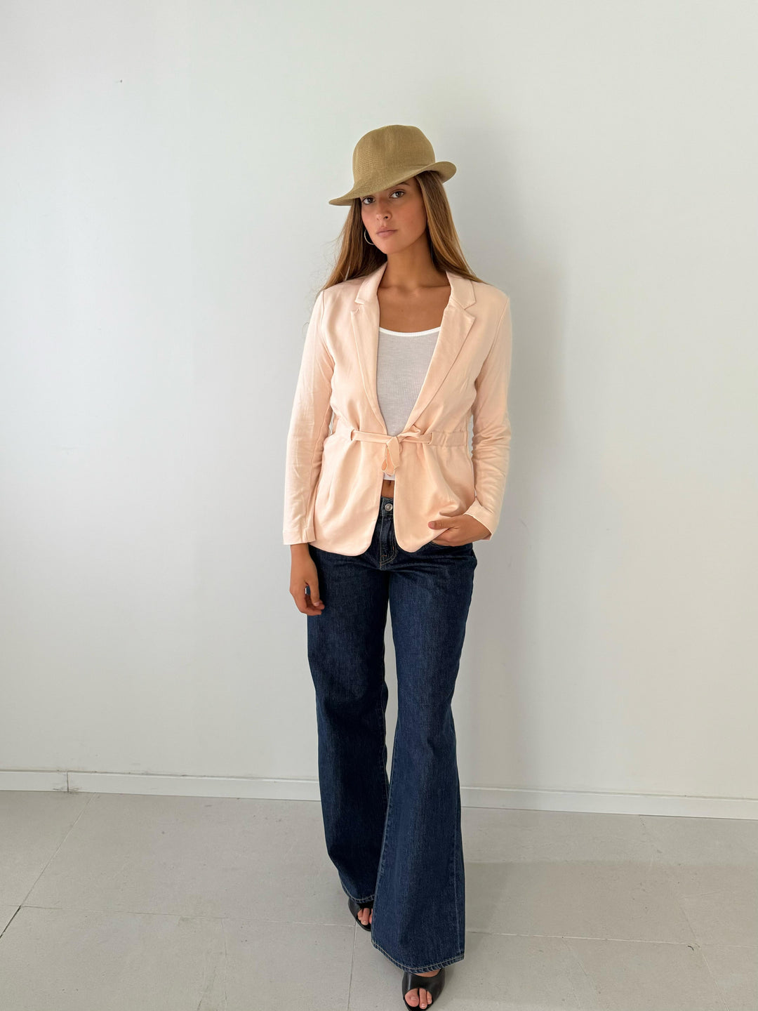 Belted jacket PETAL
