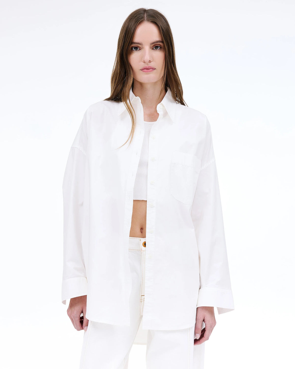 Cocoon shirt NATURAL WHITE