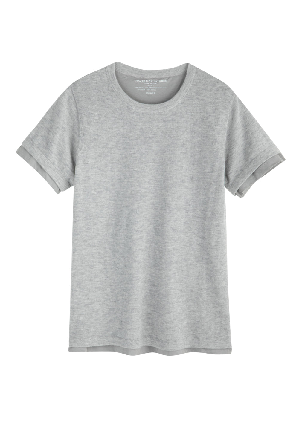 Velour knit HEATHER MIST