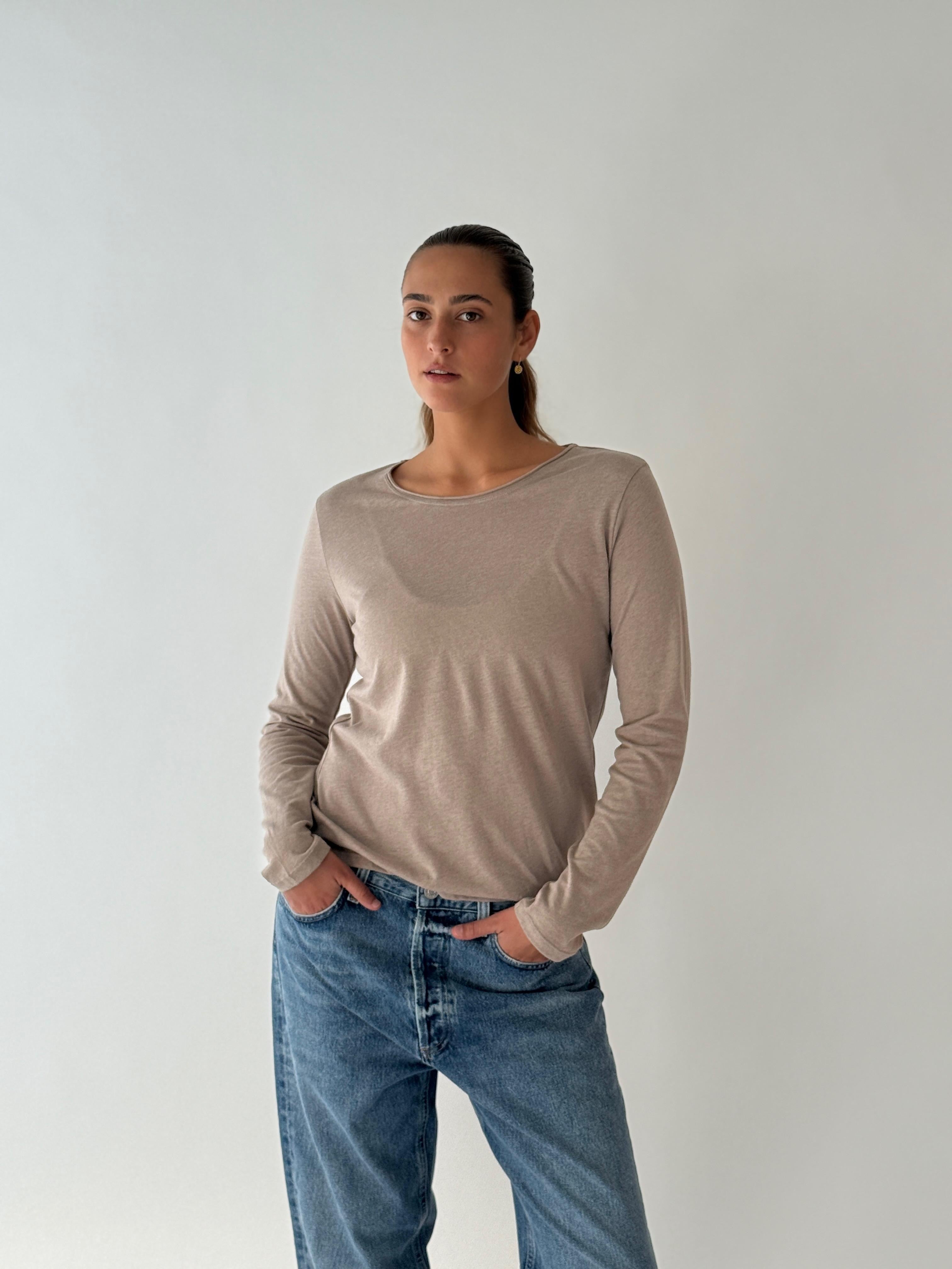 Round neck shirt DESERT