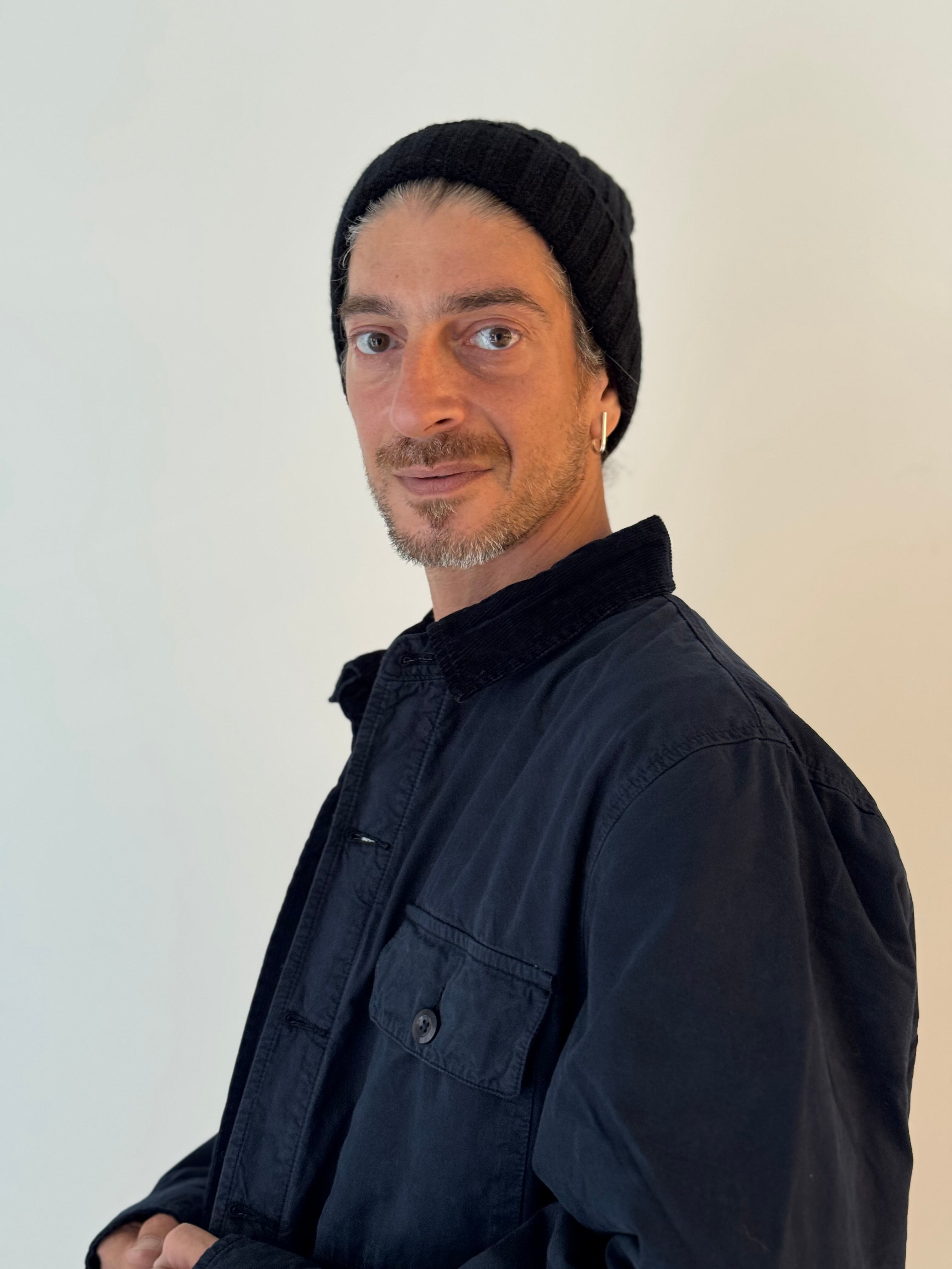 Cashmere beanie BLACK