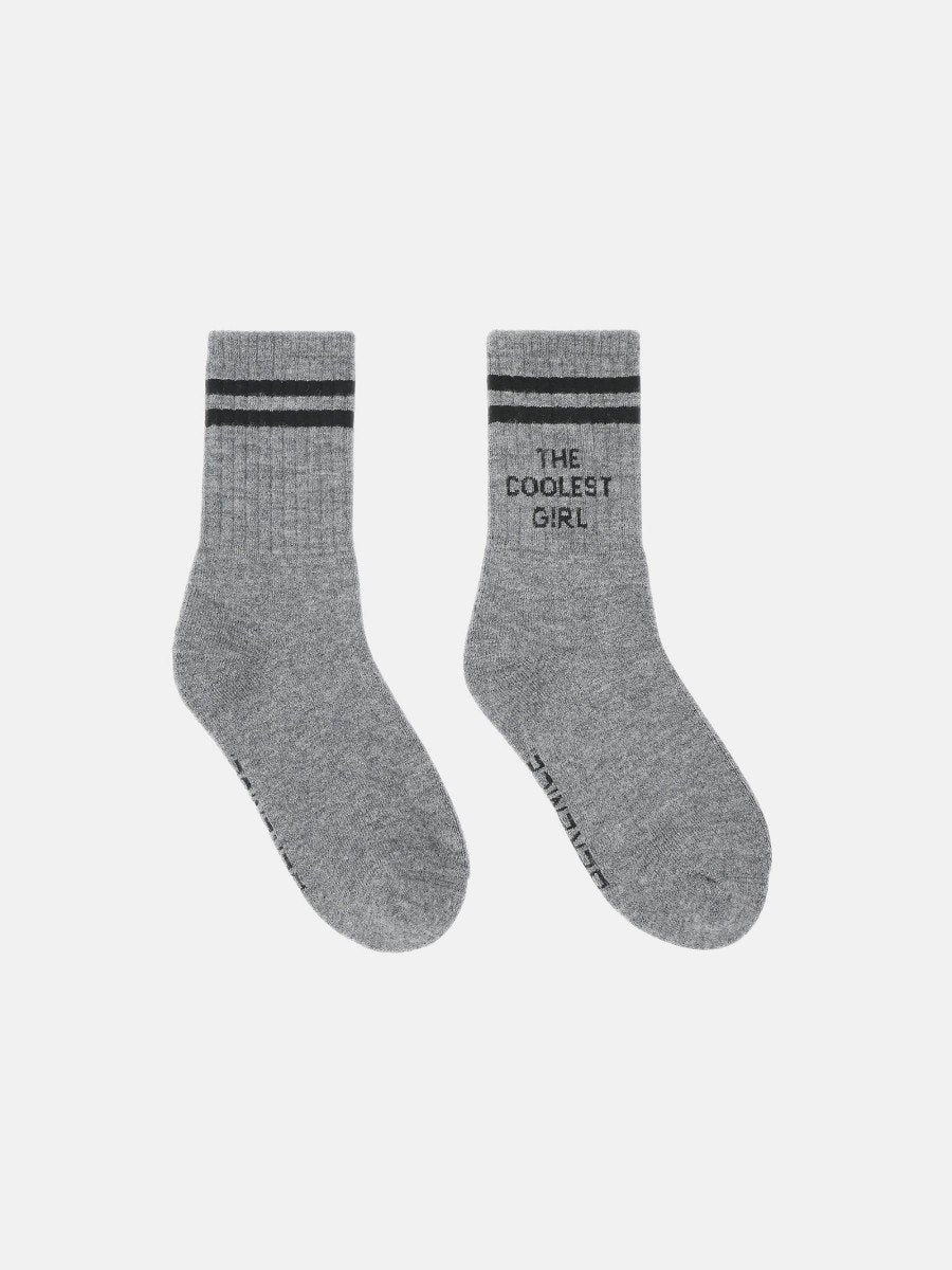 Coolest girl socks MELANGE GREY