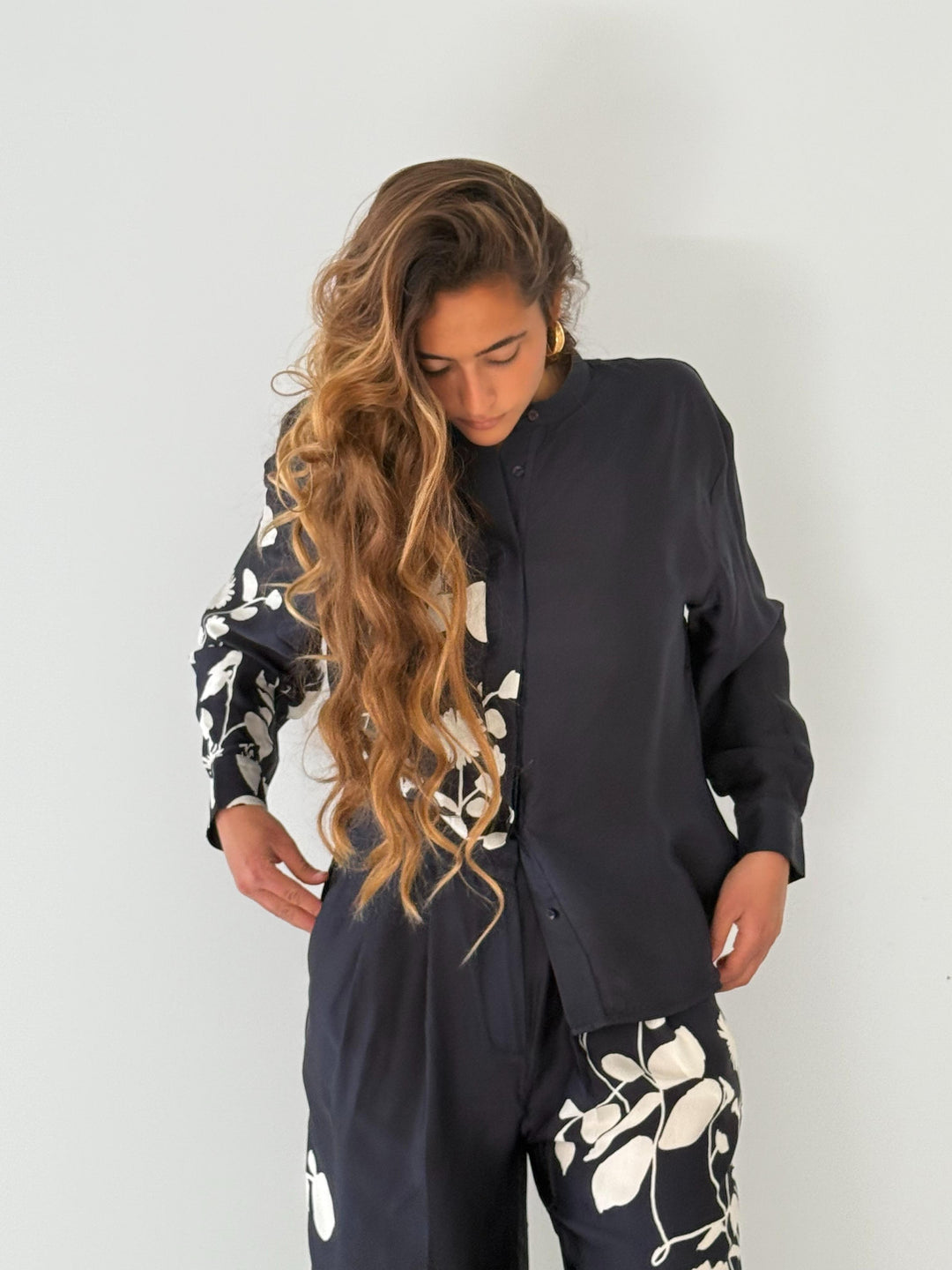 Djerba blouse MAXIMAL FLOWERS