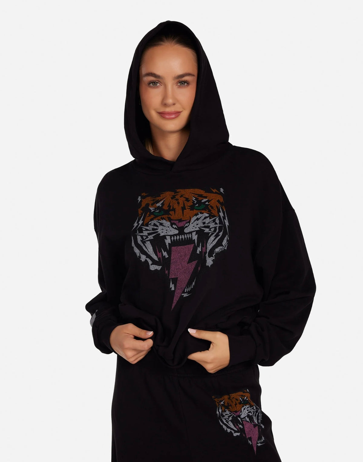 Yvette lightning tiger BLACK