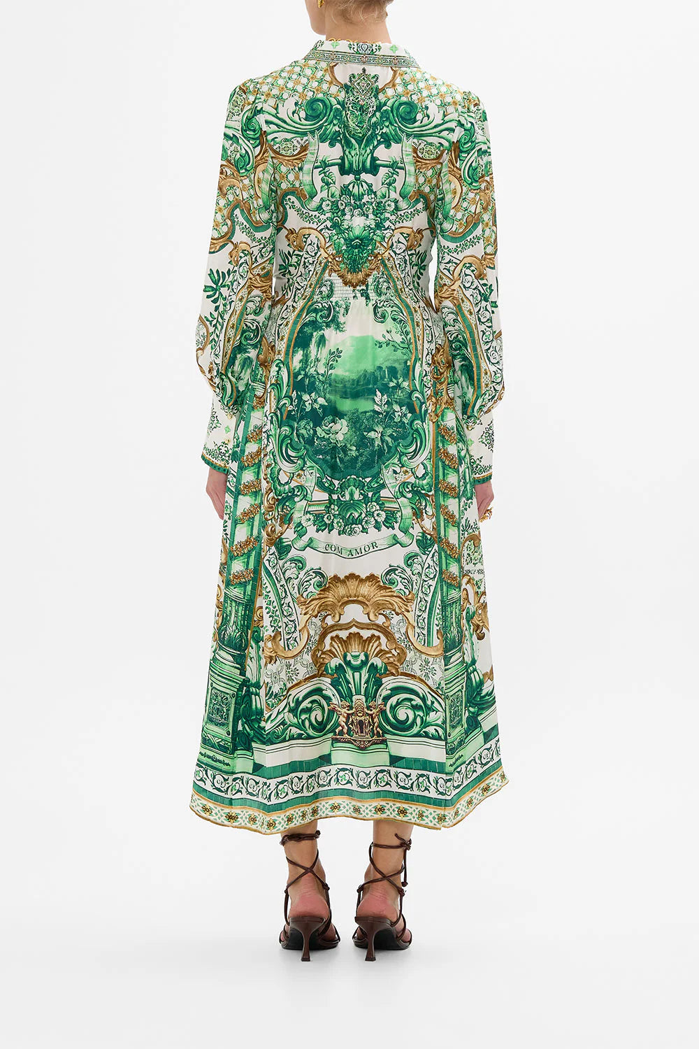 Waist tie shirt dress CORRIDOR OF CAL