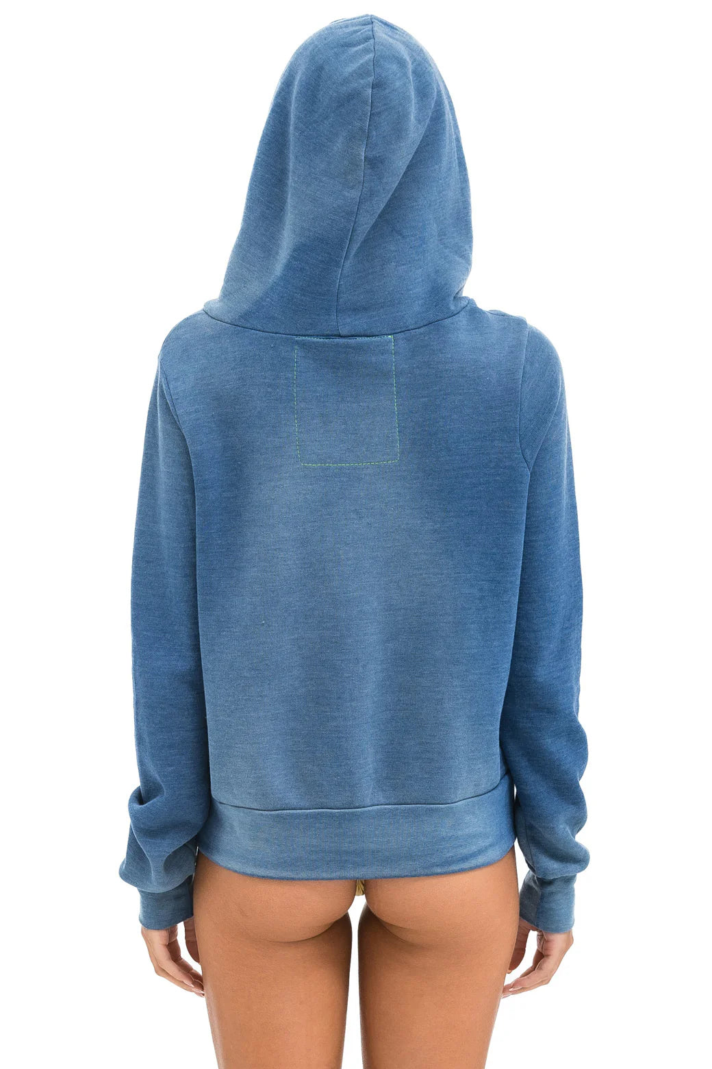 5 STRIPE - ZIP HOODIE FADED WATER