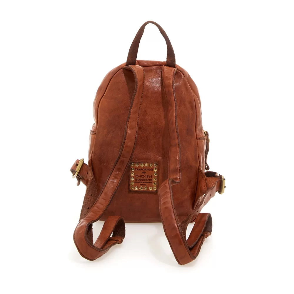 Small backpack COGNAC