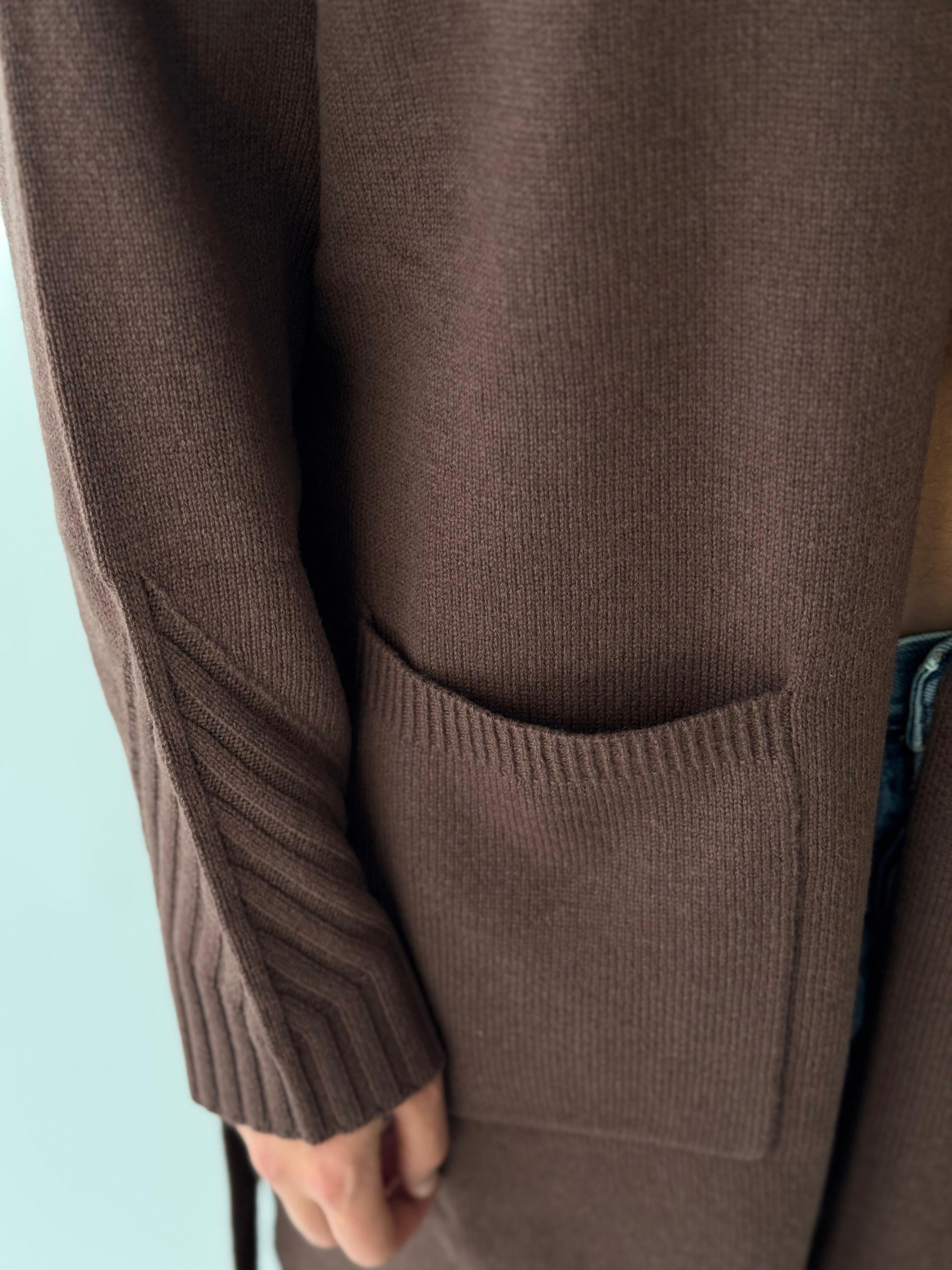 Waiscoat long sleeves CHOCOLAT