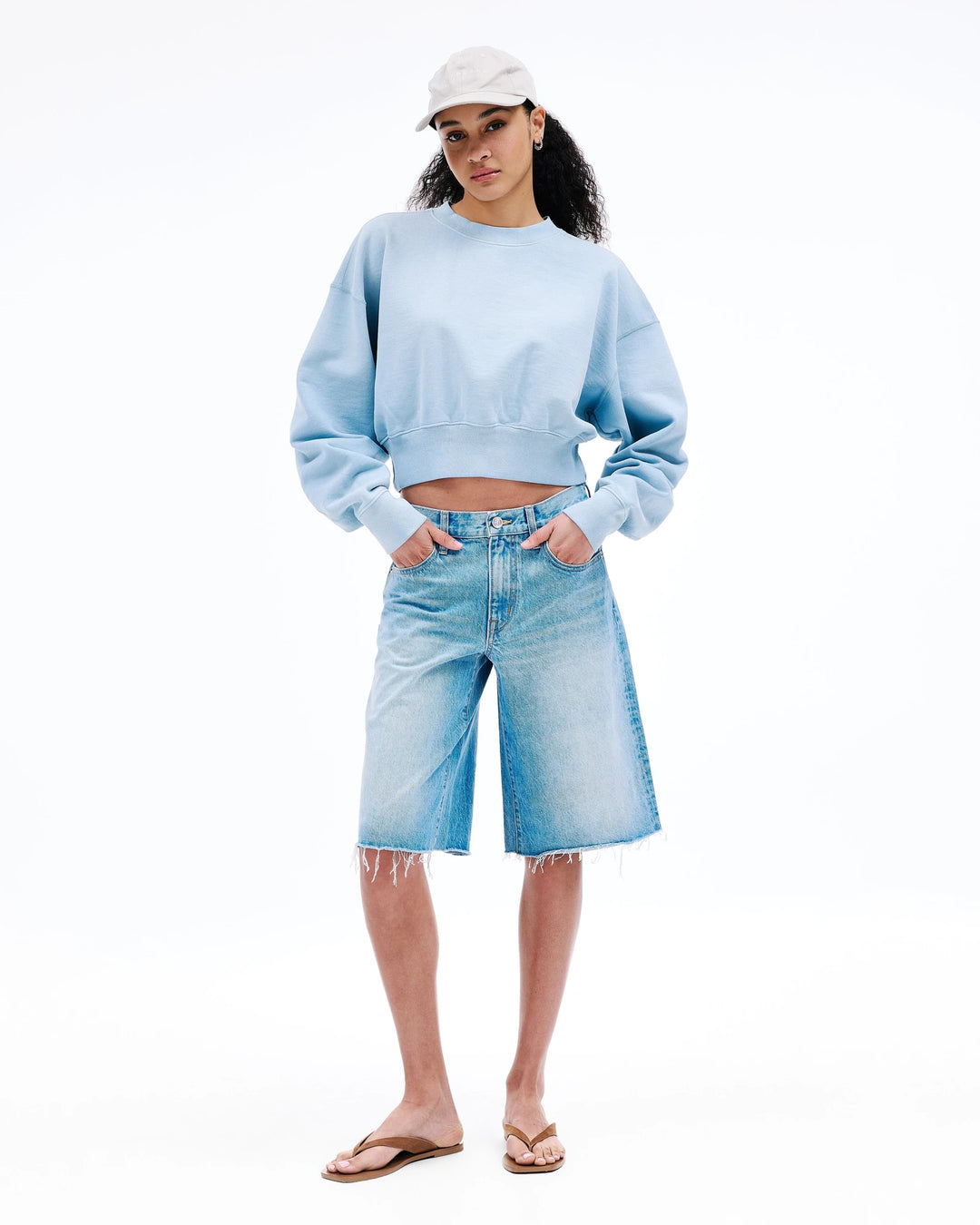 Mica short shes the one BLUE