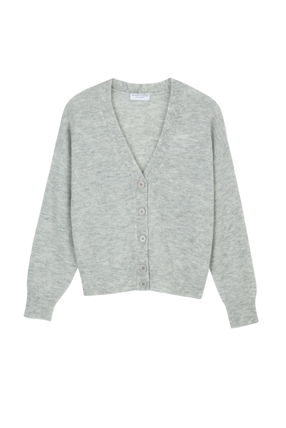 v sweater HEATHER MIST
