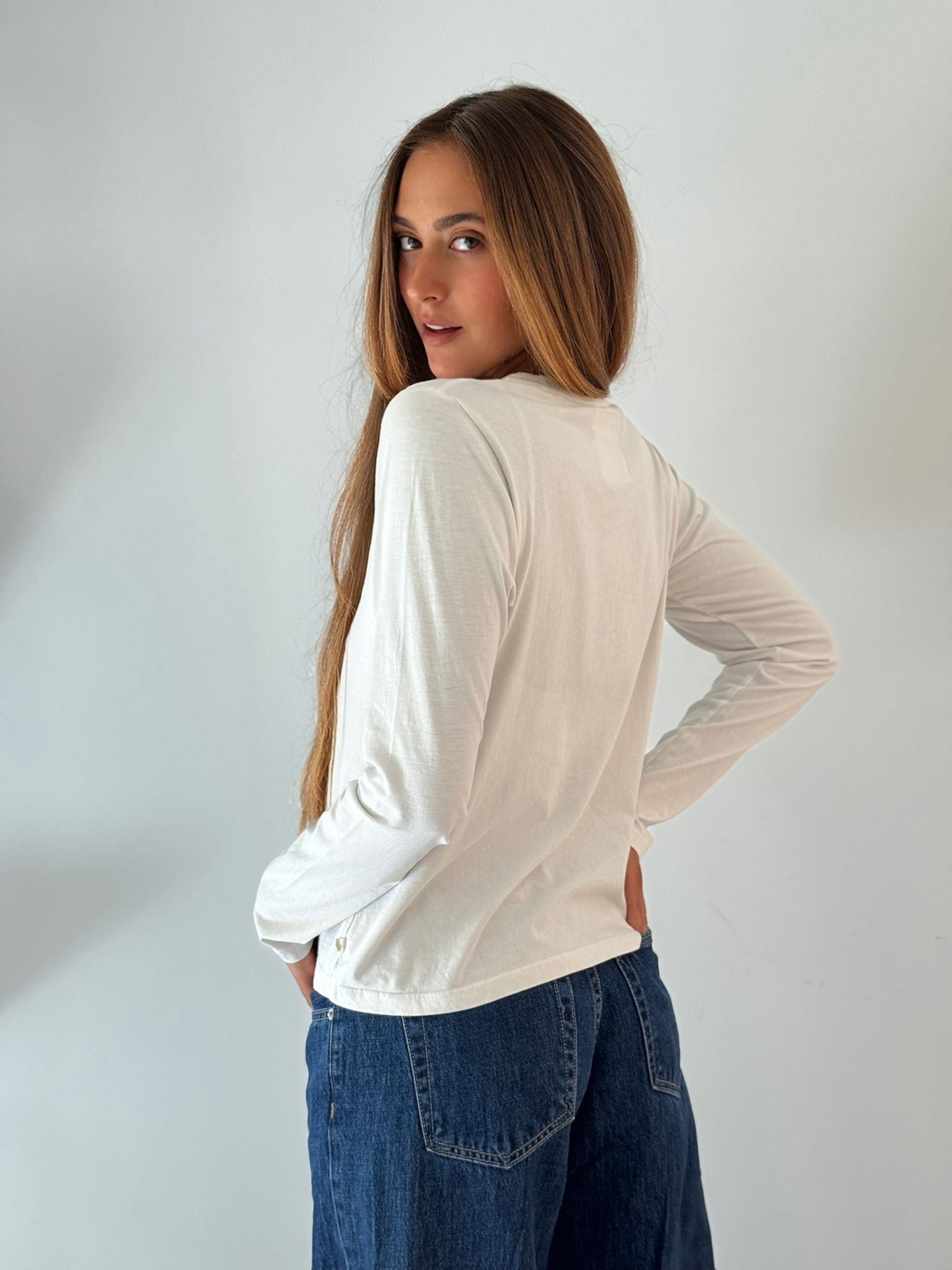 Vicente long sleeve tee BEACH