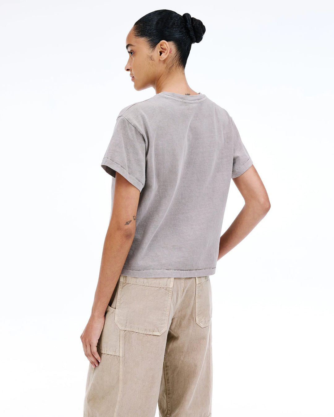 Square tee TAUPE