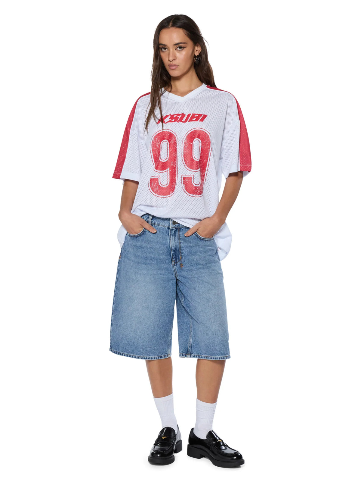 Stinger moto BF jersey WHITE