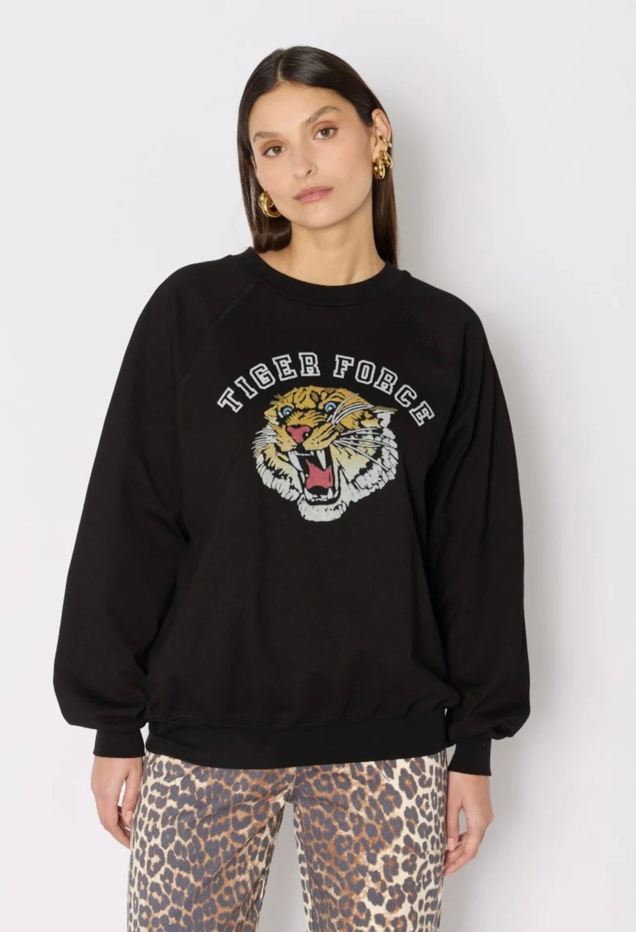 Tiger force sweatshirt BLACK