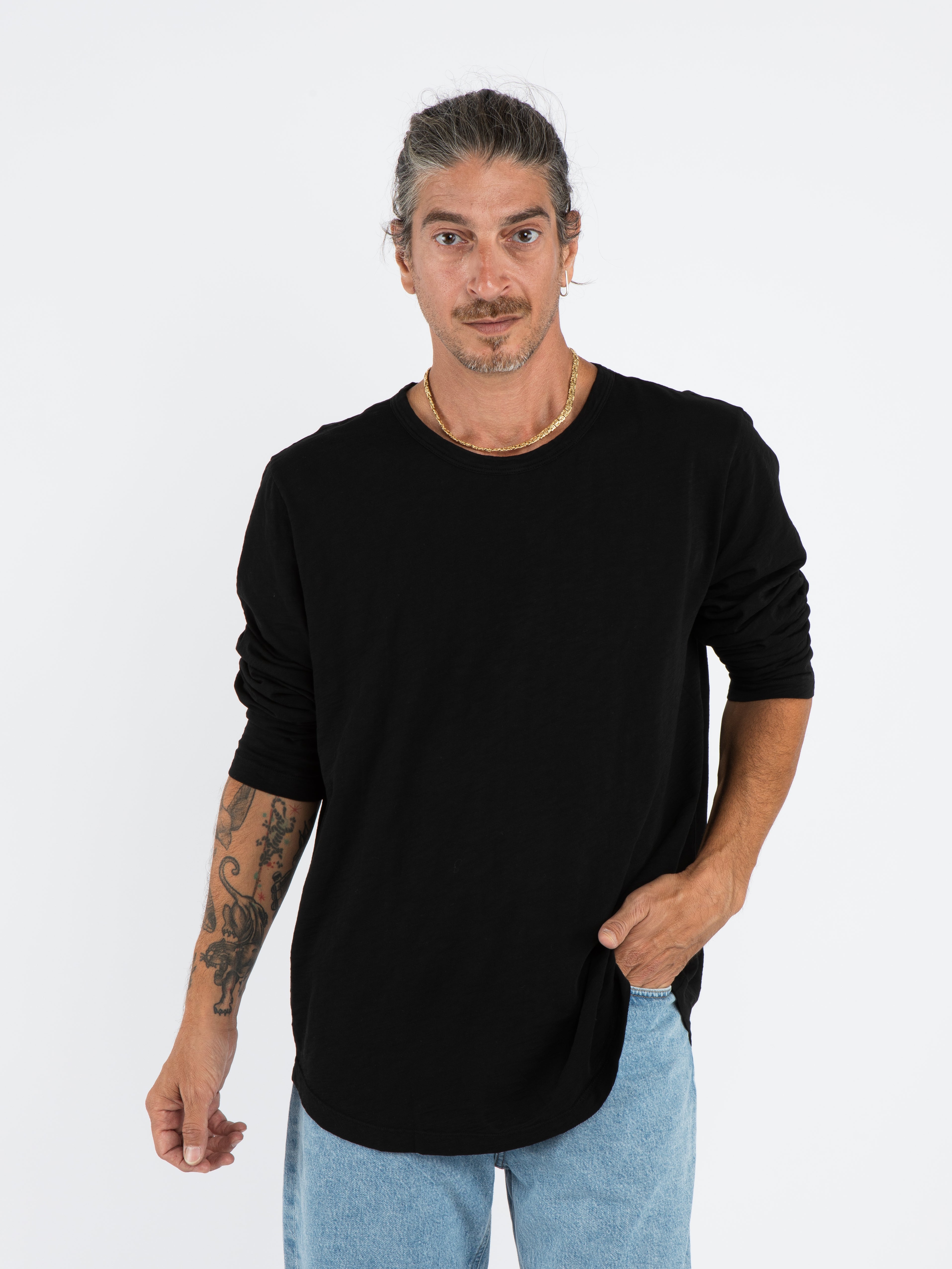 Kai long sleeve T-shirt BLACK