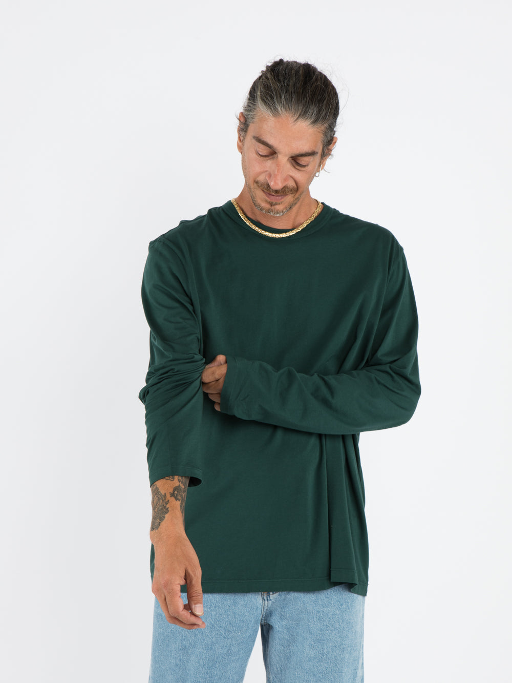 rowland long sleeve crew neck top DRAGON
