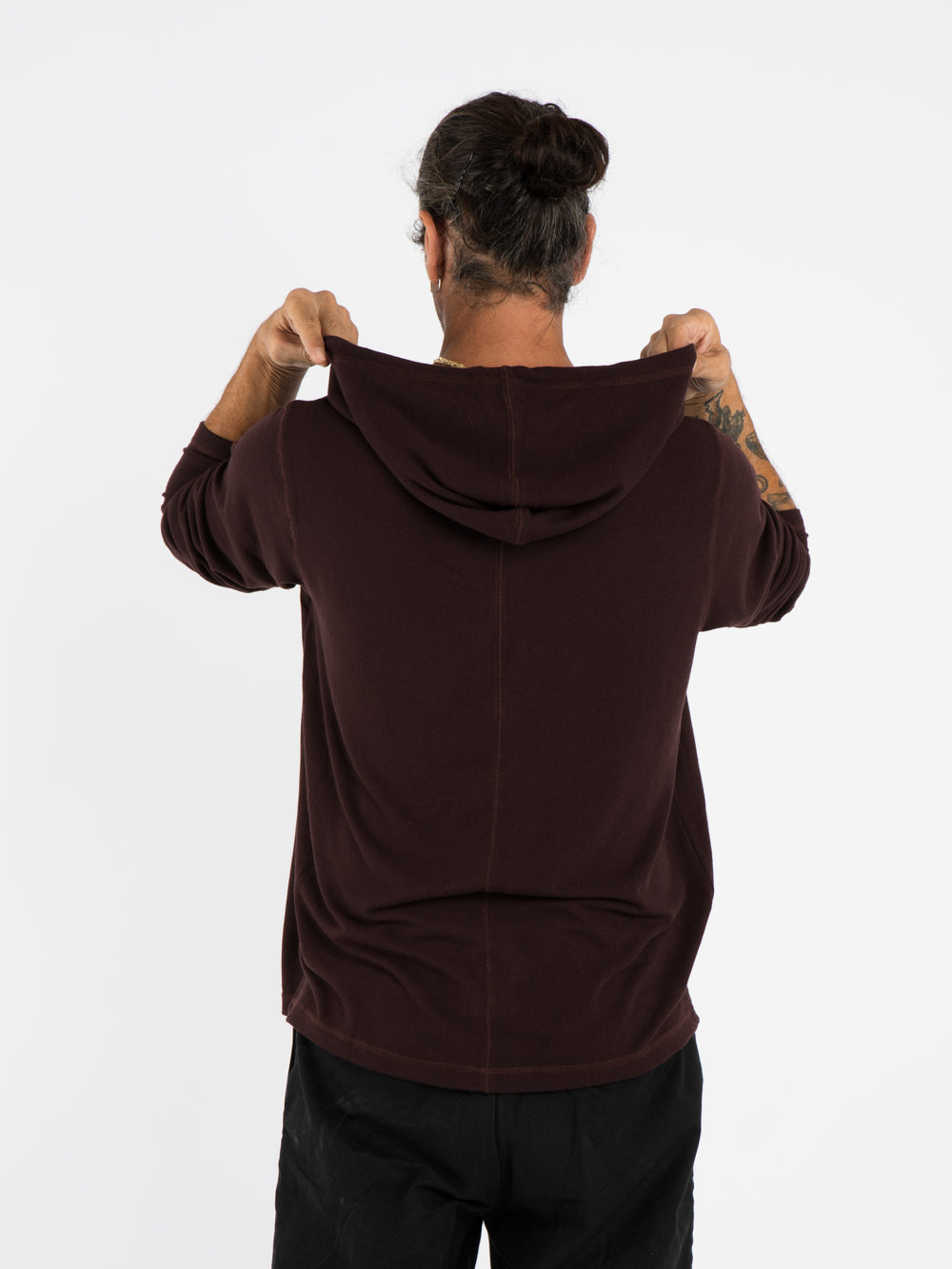 loudon zip hoodie RAISIN