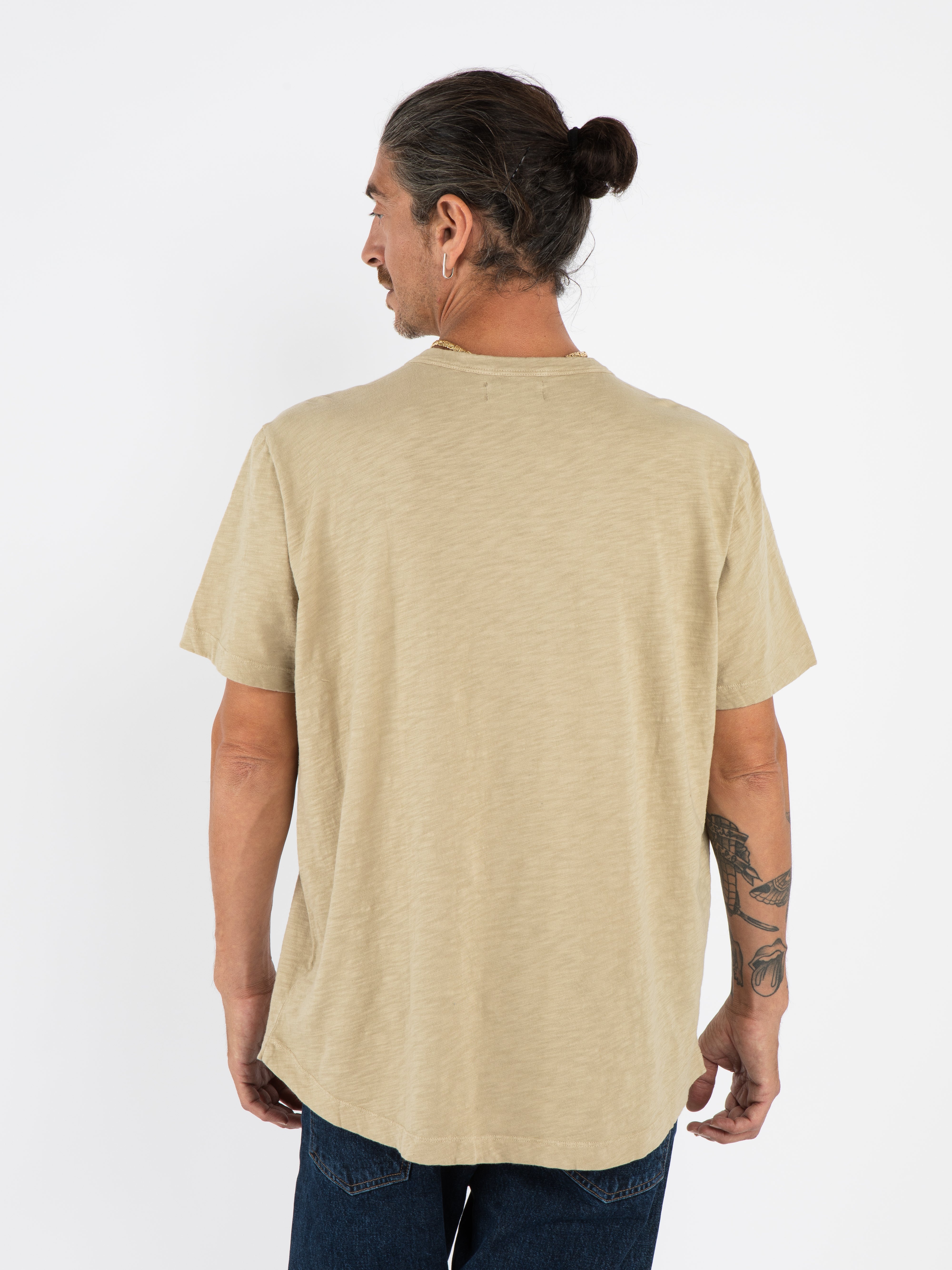 amaro s/s crew neck top SAND