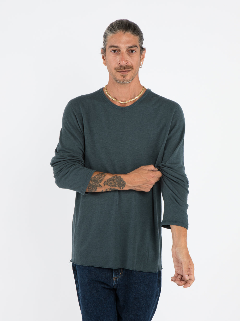Crew neck pullover CARBONE