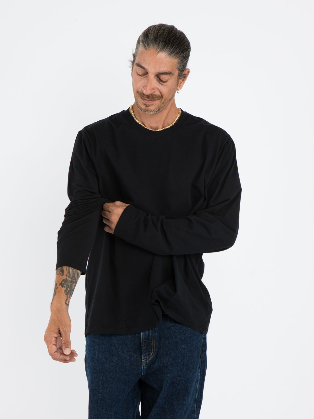 LS tee BLACK