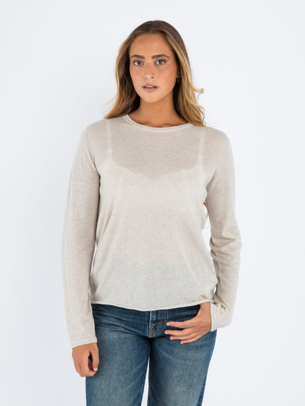 Round neck long sleeves TORRONE