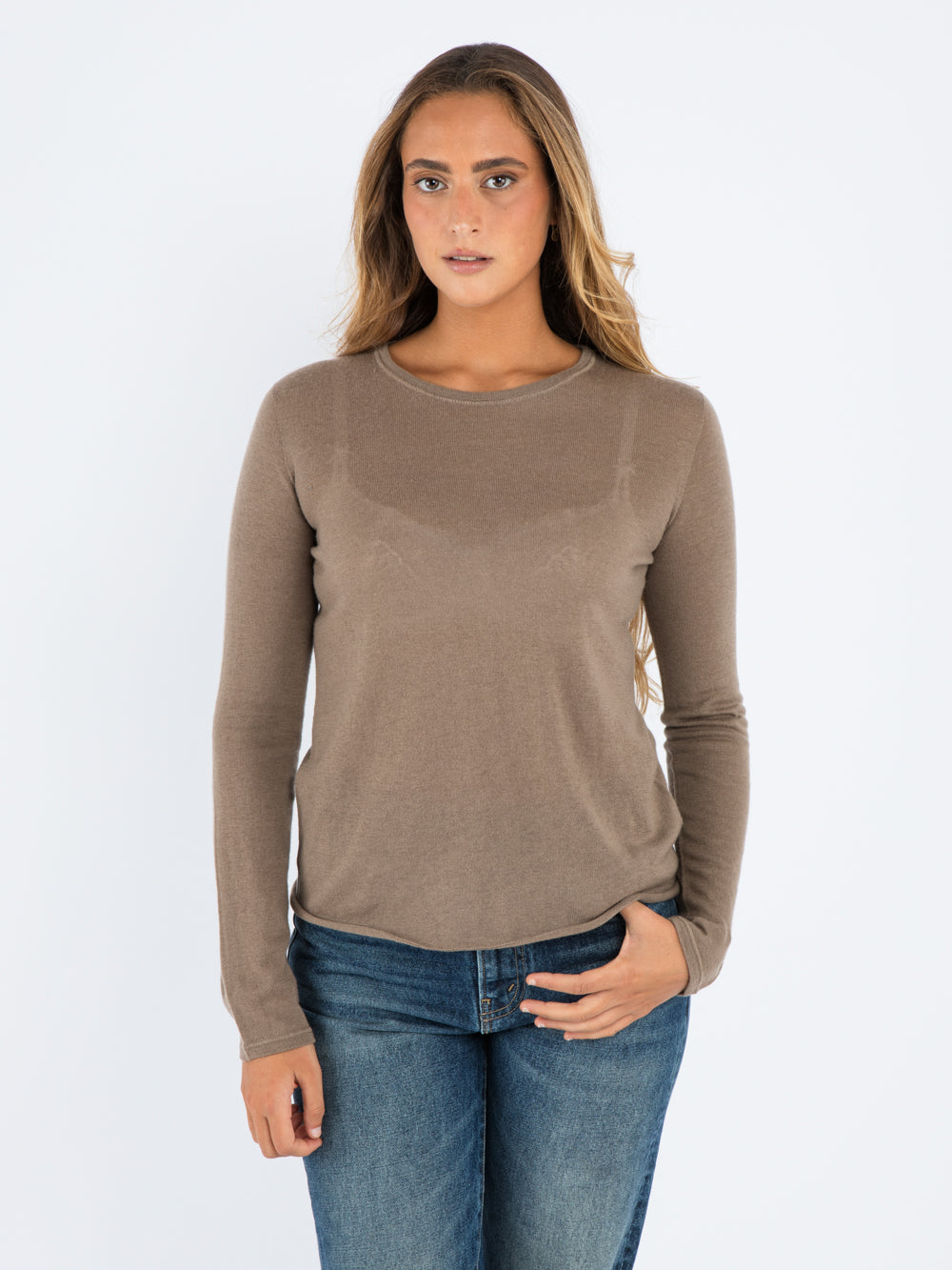 Round neck long sleeves BISON