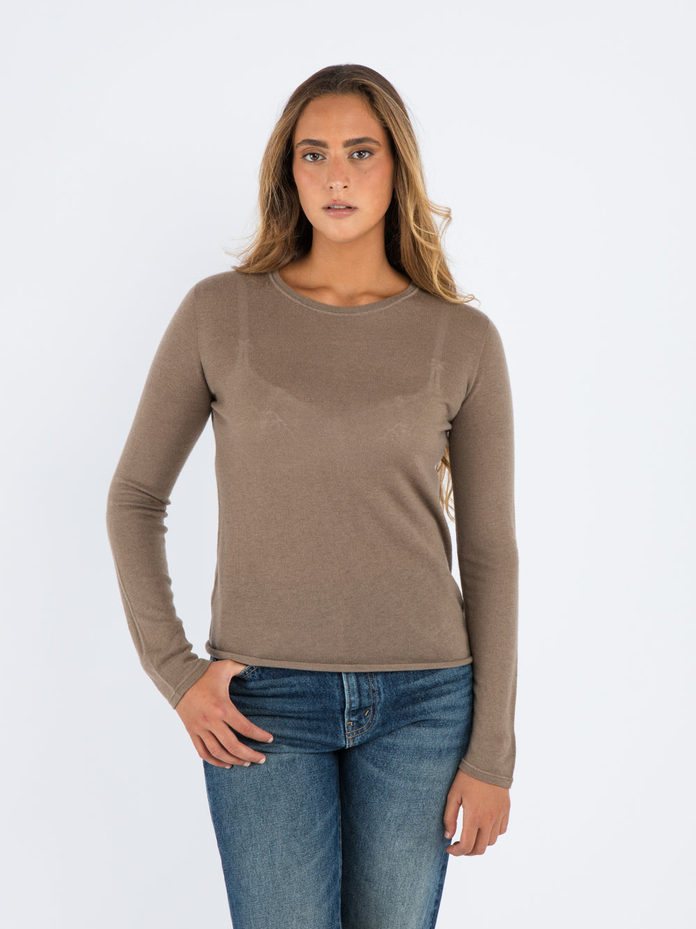 Round neck long sleeves BISON