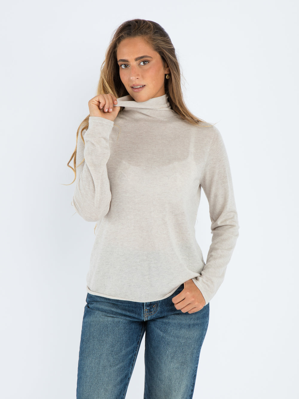 T neck long sleeve TORRONE