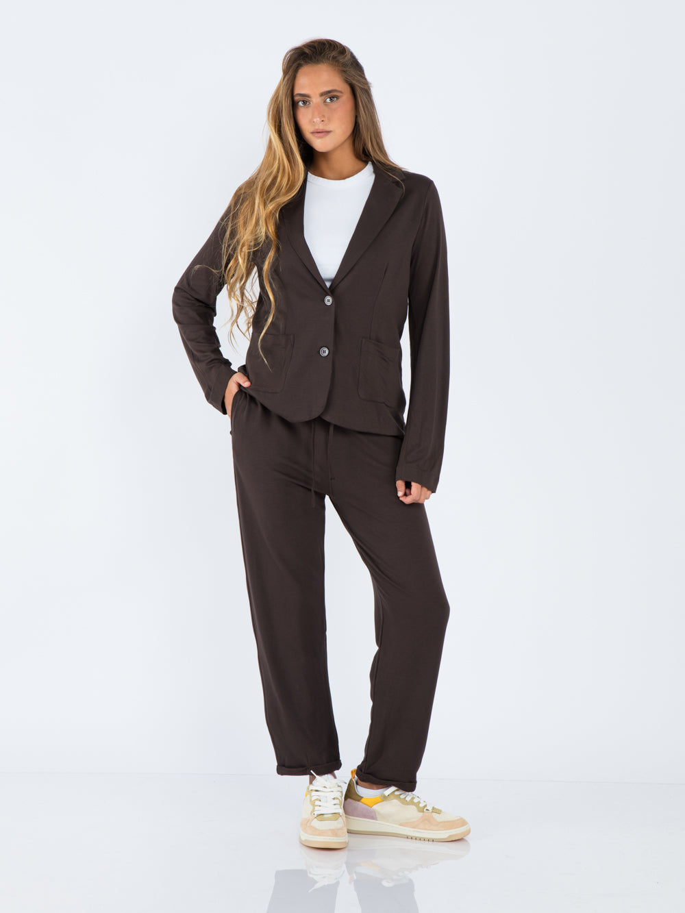 Blazer 2 buttons COFFEE