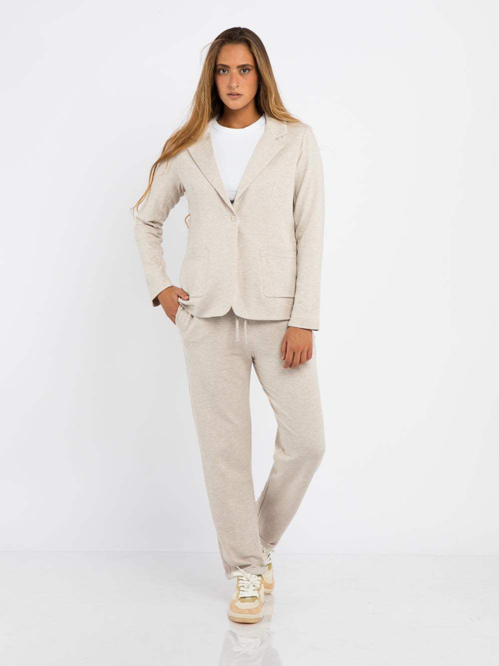 Blazer 1 button RAW WHITE