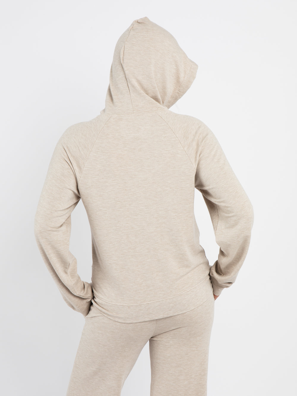 hoodie sweatshirt RAW WHITE