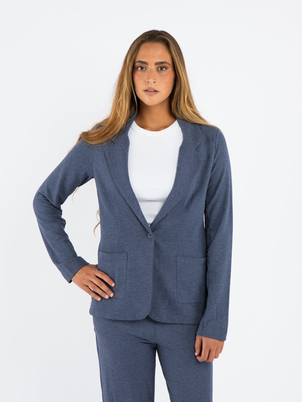 Blazer 1 button BLUE DENIM