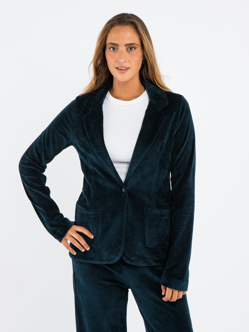 Blazer 1 button BLEU PAON