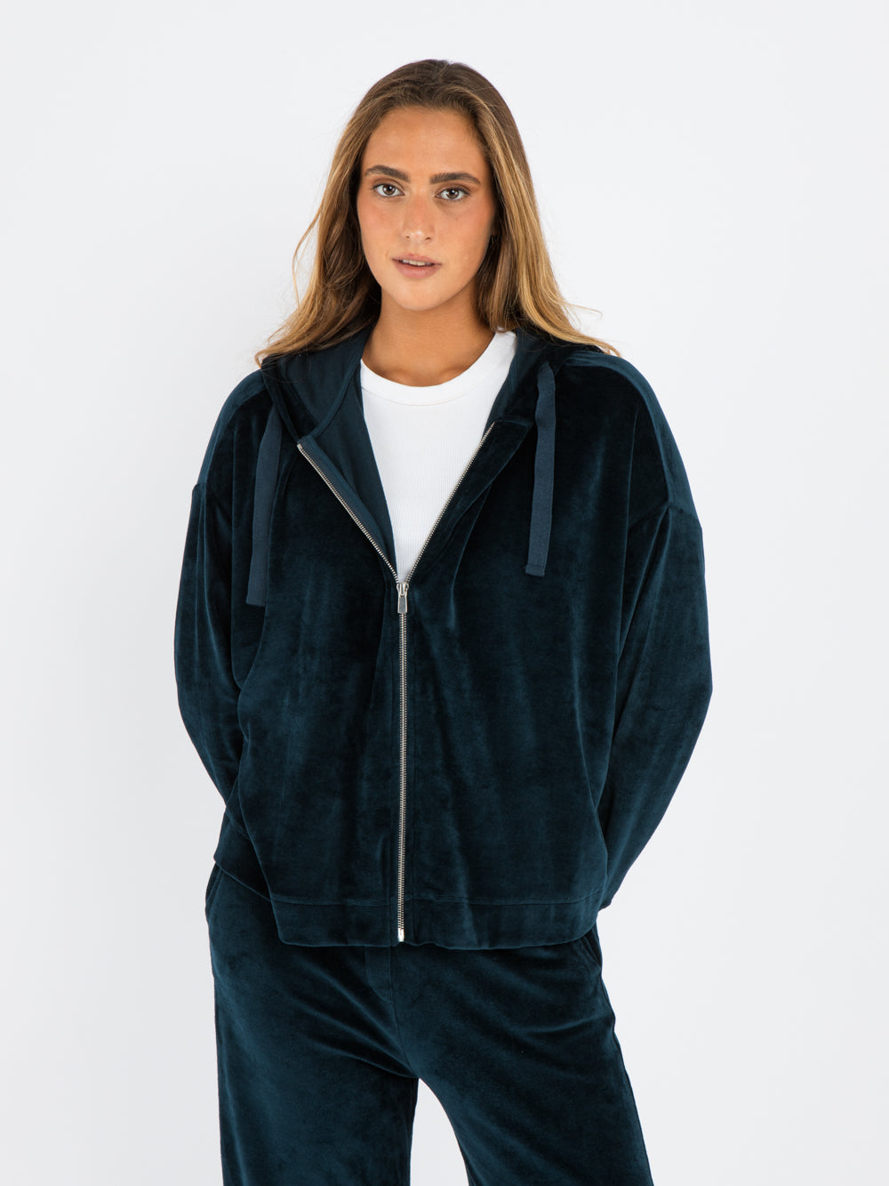 Zip hoody BLEU PAON