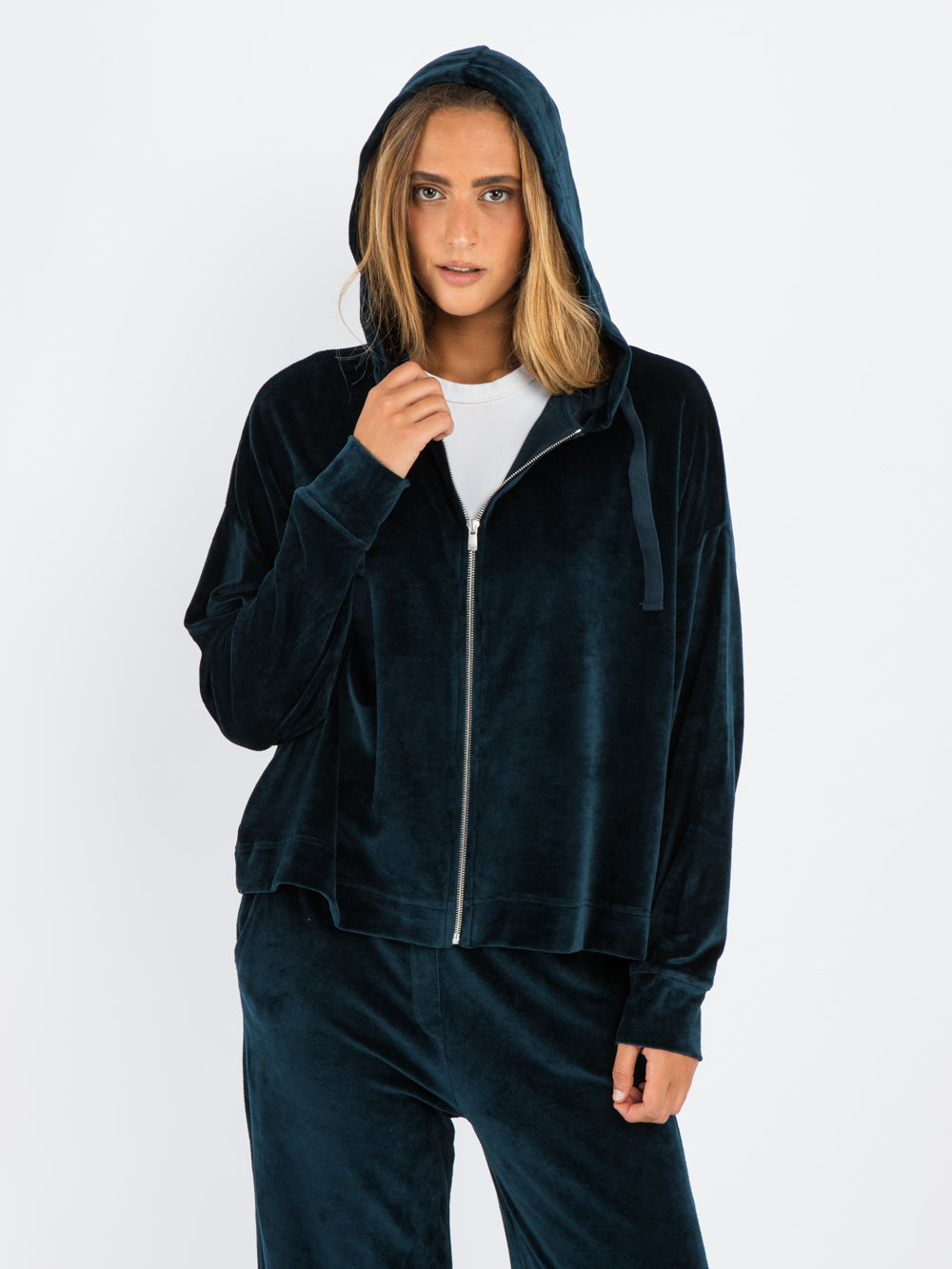 Zip hoody BLEU PAON