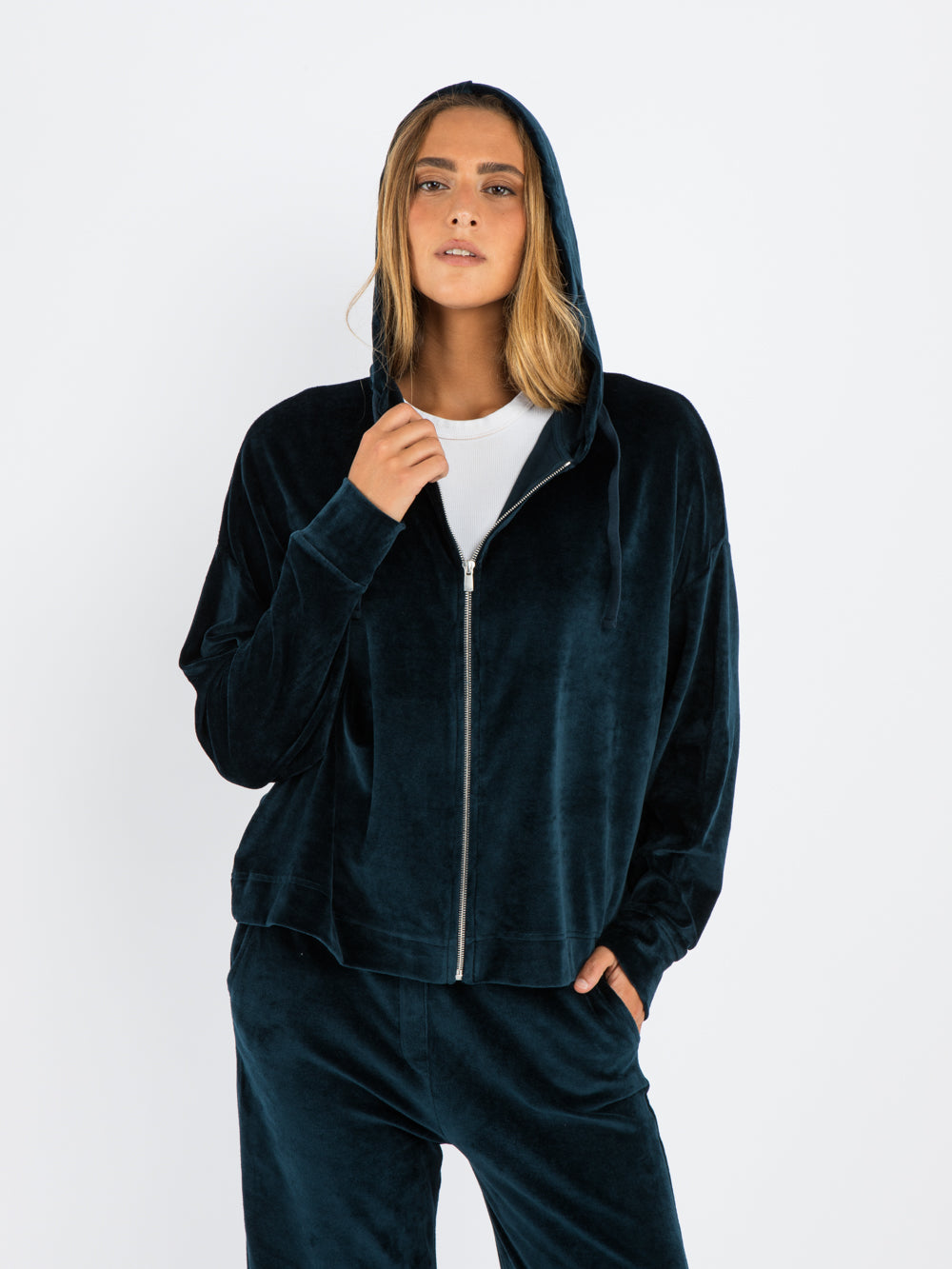 Zip hoody BLEU PAON