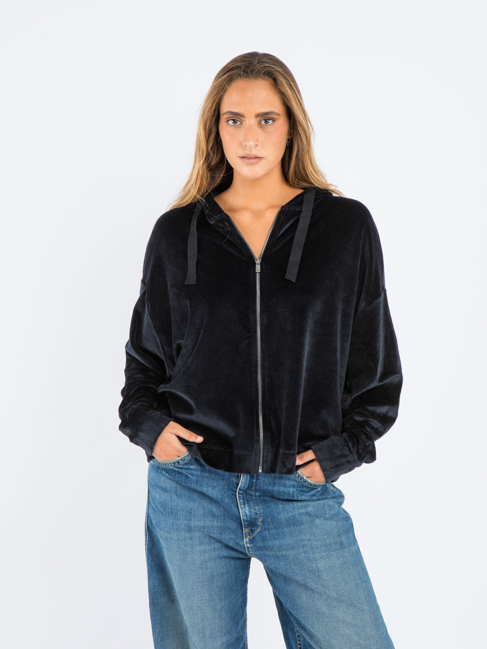 Zip hoody NAVY