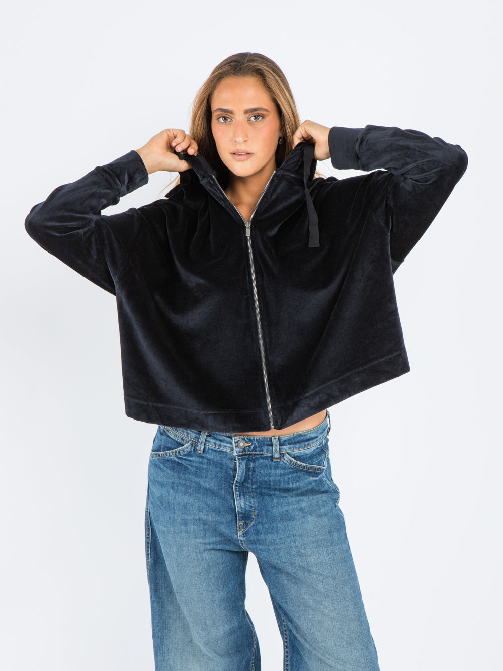 Zip hoody NAVY