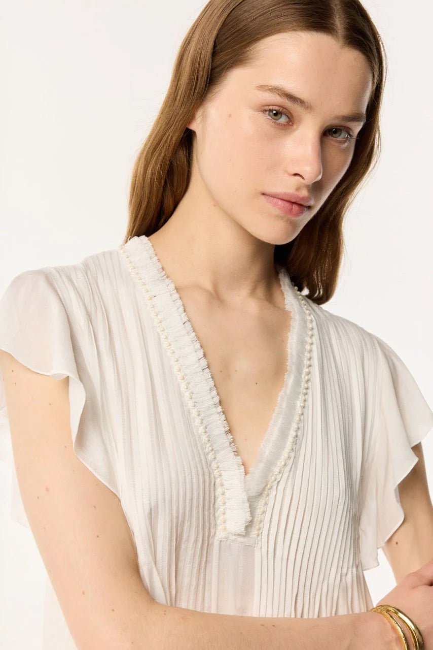 Mini dress Sasha OPTIC WHITE