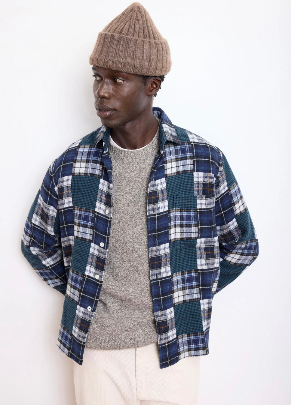 Cashmere beanie MUSHROOM