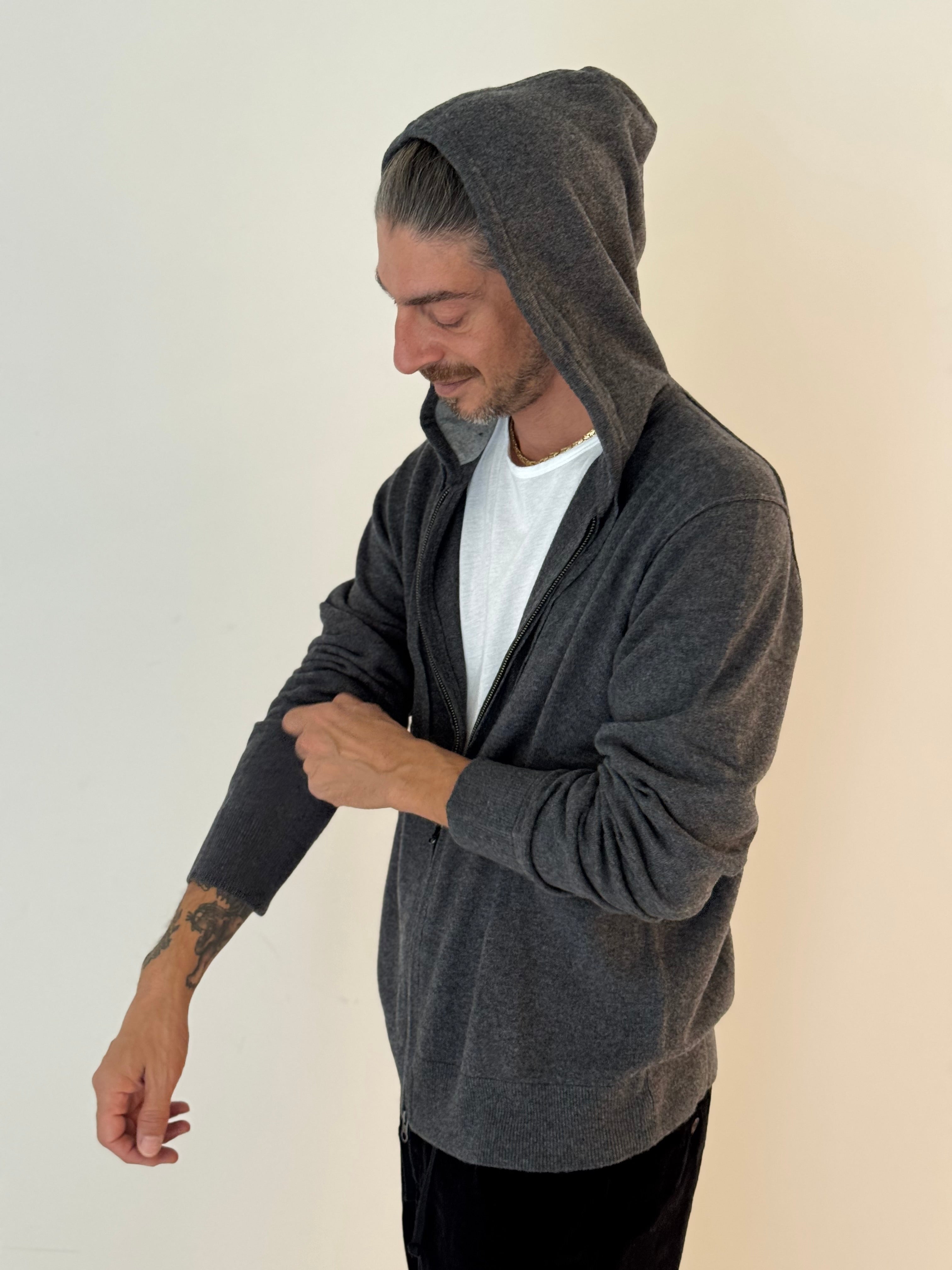 Cashmere hoodie FLANEL