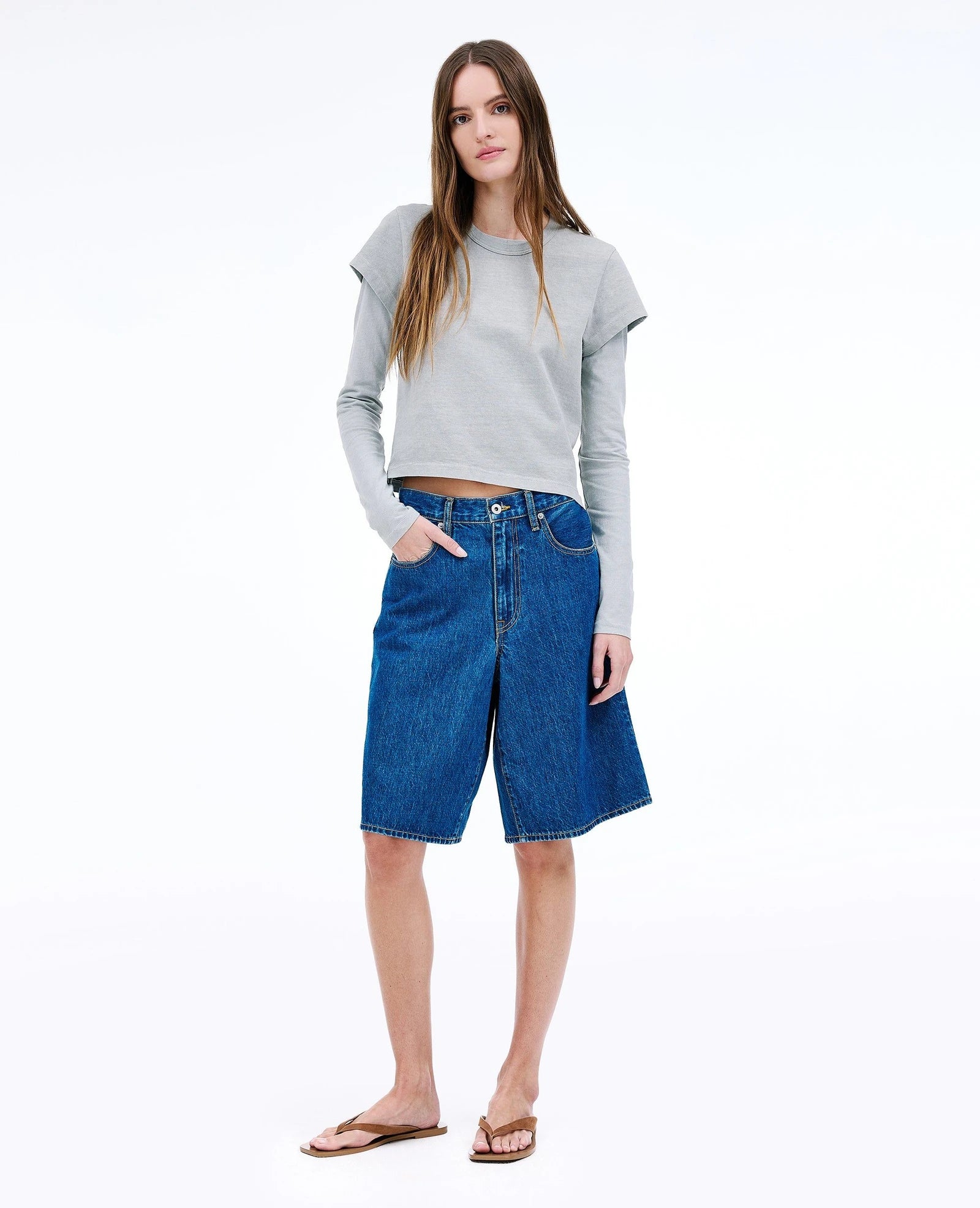 Baggy short willow BLUE