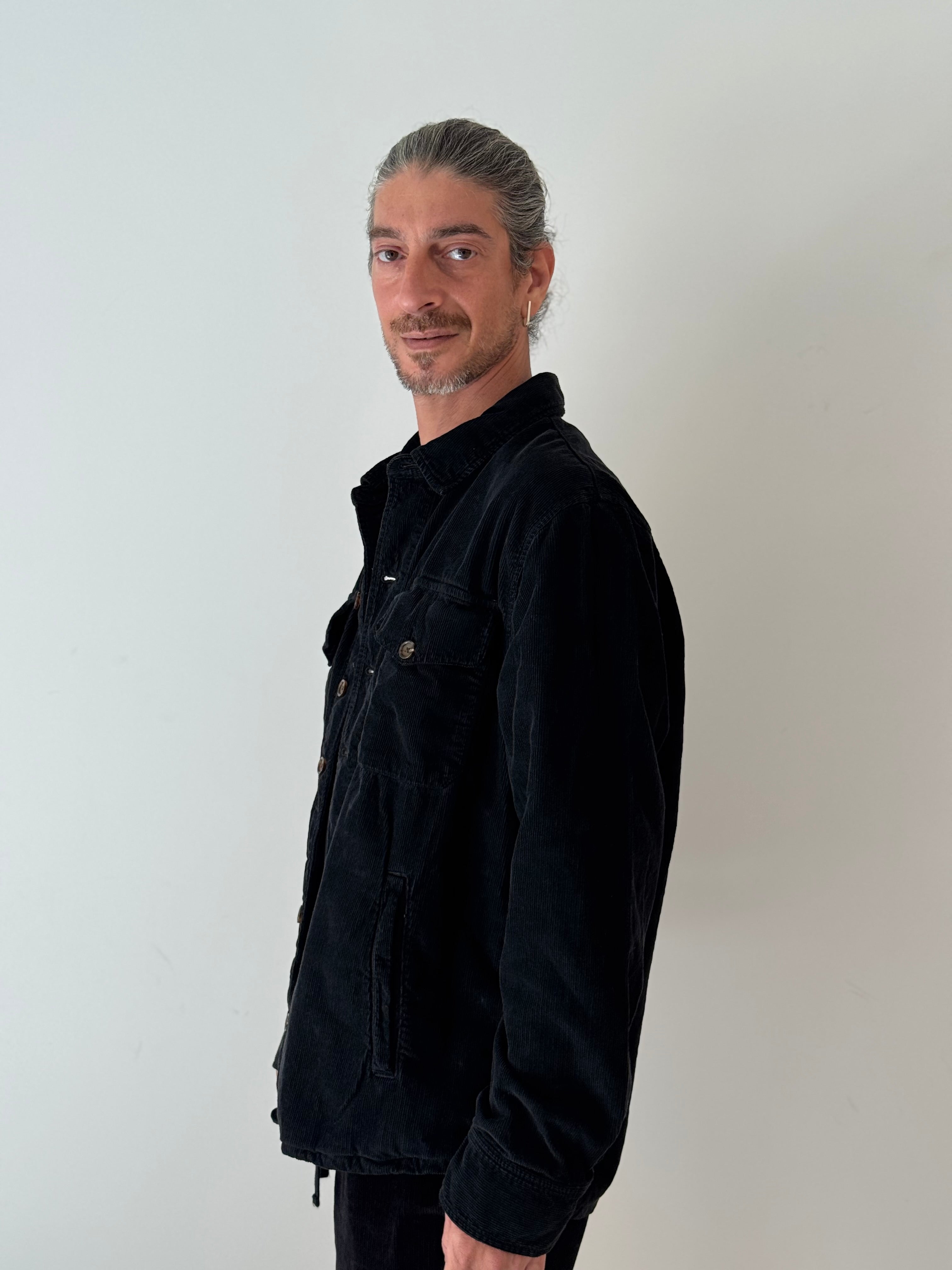 Woven jacket CHARCOAL