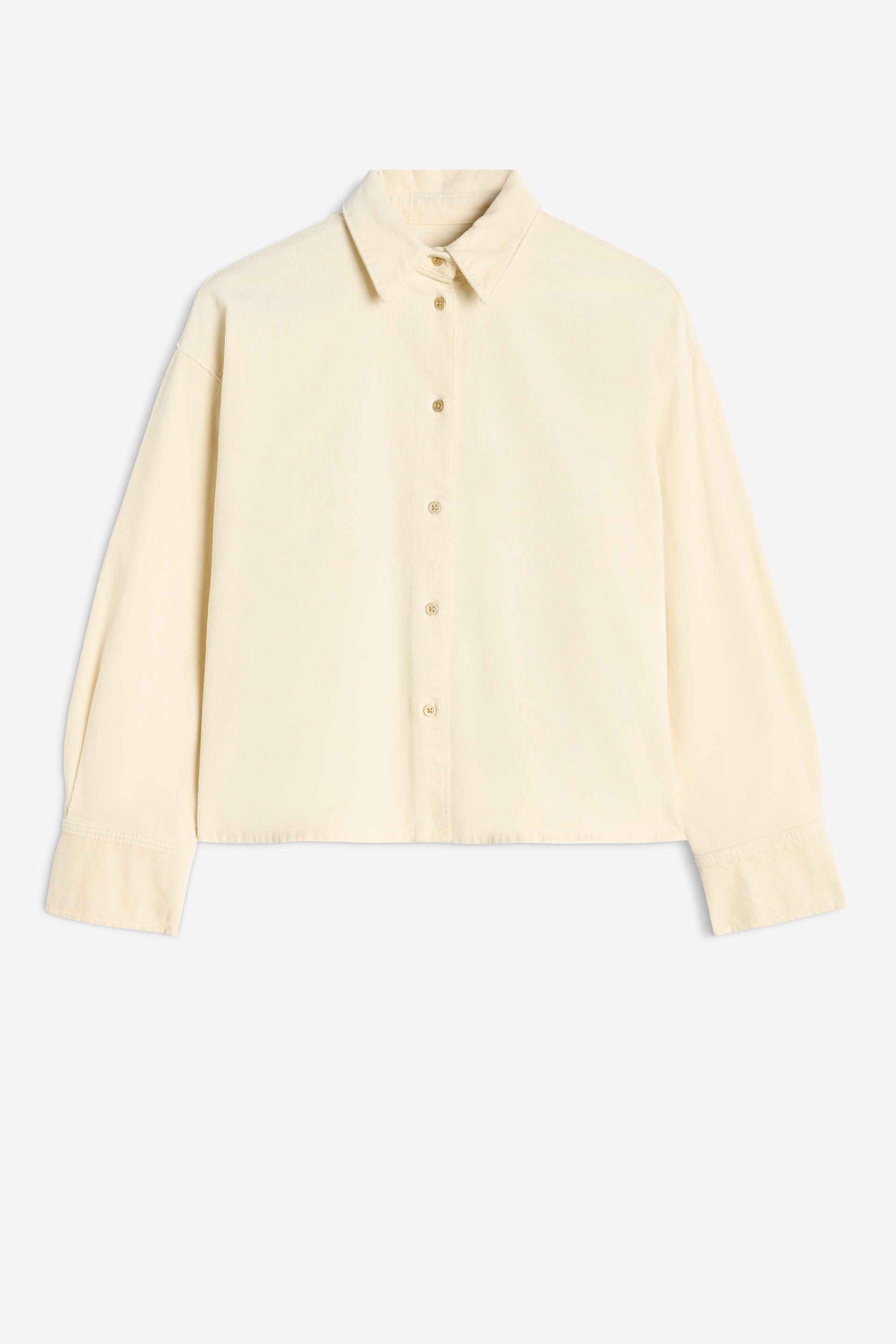 Nina cropped shirt eggshell CREAM