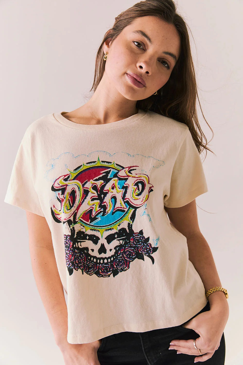 Cotton Jersey Tee VINTAGE WHITE