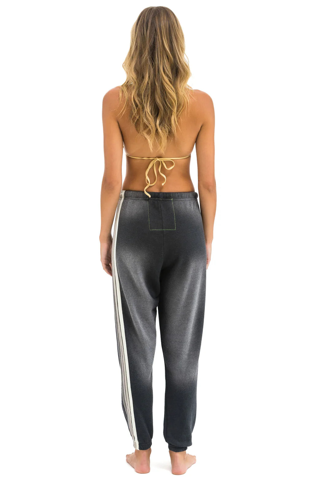 5 STRIPE WOMENS SWEATPANTS FADED SMOKE